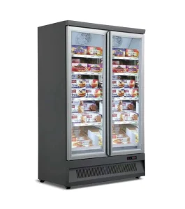 1/2/3/4/5 Upright Glassdoor Vertical Freezer Display Fridge Beverage Refrigerator Commercial Drinks Cooler for Supermarket Store