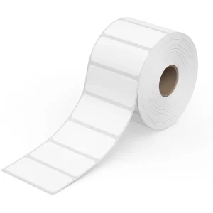 1″x2″ Thermal SKU Barcode Label Roll Bright White Paper for Warehouse Shelf Food Cosmetic Price Tag Stickers