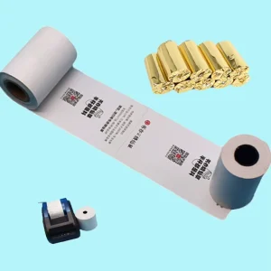 100 Rolls of Thermosensitive Receipt Paper Supermarket Bank Hospital Queue Print Receipt Paper 57x40mm