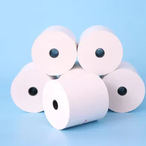 100% Wood Pulp Thermal Paper Rolls 80x80mm & 57x40mm Sizes Fax Paper for Cash Registers