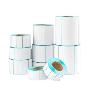 1000 Labels 80×50 Plasticizer Proof Top Coated Direct Thermal Self Adhesive Paper Barcode Sticker Label Roll