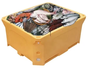 1000L Insulated Fish Tank Fish Storage Cooler Box Freezer Fish Container