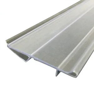 1000mm Transparent Acryl Label Strip Eco-Friendly Food Grade Easy Installation Model DK 26 Supermarket Supplies