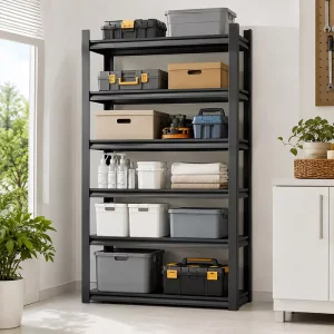 100KG Load Capacity Household 3 4 5 Tier Shelf Metal Steel Boltless Shelving Kitchen Rack