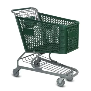 100L 240L Plastic Shopping Cart Shopping Trolley