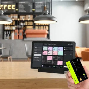 11 Inch Shop POS Nfc Tap to Pay Android Tablet No Battery Smart Touch Screen with Charging Docking Station