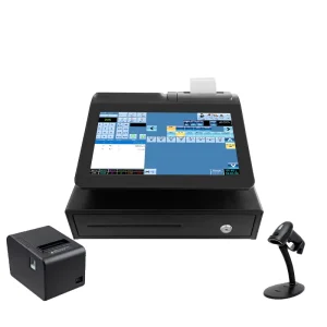 11.6 Inch Touch Screen Pos Cash Register All in One Point of Sale Pos Android Windows System 80Mm Ticket Printer
