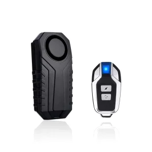 113dB Wireless IP65 Waterproof Anti Theft Vibration Sensor Alarm Kit SOS Function Remote Control 20 50M Range for Bikes