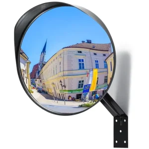 12 Inch Security Adjustable Convex Mirror Traffic Road Safety Convex Mirror for Driveway PC Lens