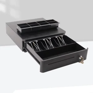 13″ Cash Register Drawer for Point of Sale (POS) System with 4 Bill 5 Coin Cash Tray Removable Coin Compartment
