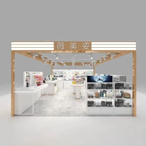 13 ZMeS009 Makeup Store Showcase New Design Retail Shop Interior Design for Cosmetic Store Fixtures