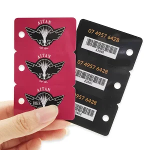 13.56MHz Custom Access Control Card RFID Key Luggage Barcode Label Business Loyalty Membership QR URL PVC Badge Plastic NFC Tag