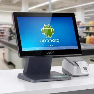 14 Inch All in One POS Terminal Single Screen Capacitive Touch with Android System Dust Proof Design Cash Register