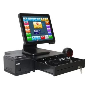 15″ 10 Point Capacitive Touch Screen POS Equipment Cash Register for Supermarket