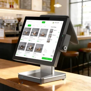 15 15.6 Inch Slim Touch Screen POS Systems Windows 10 11 Compatible All in One Cash Register for Business POS Machine