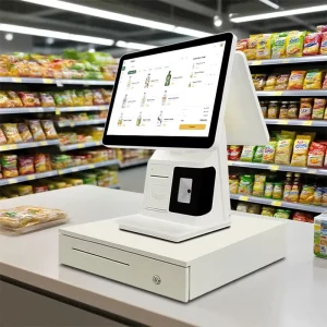 15/17-inch Full Touchscreen POS All in One Point of Sale System Windows/Android/Linux Compatible POS Machine