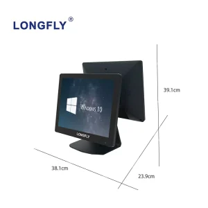 15 Inch Aluminum Alloy Windows POS System Built In Camera Capacitive Touch Screen Wi Fi 6 for Retail Restaurant Sales