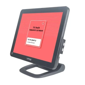 15 Inch Android Desktop Cashier Machine with Capacitive Touch Screen Foldable POS System for Point of Sale