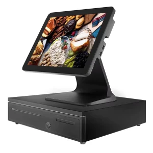 15 Inch Electronic Point of Sale Solution Touch POS Systems Compact Desktop Cash Register
