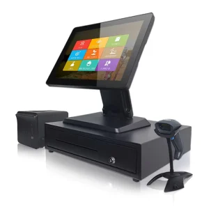 15 Inch Point of Sale POS Set 4G POS System Terminal With Scanner Printer and Cash Drawer