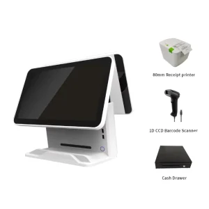 15″ Inch Point of Sale Systems for Restaurants and Bars Cashier Electronics Cash Register POS Machine