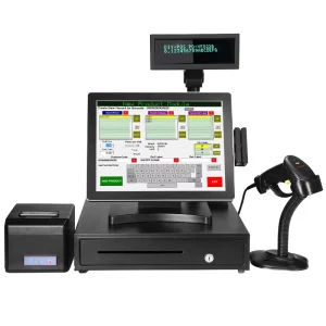 15 Inch Touch Screen POS System Black DDR3 RAM for Business Displays and Terminals