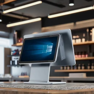 15.6 Inch All In One POS Hardware Dual Screen Touch POS System Sales End Point Cash Register