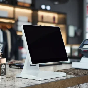 15.6 Inch Desktop Point of Sale Single Display Dual Screens Pos System All in One Pos Terminal System Cash Registers