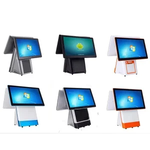 15.6 Inch Dual Screen Checking Counter POS All in One POS Machine for Business Use