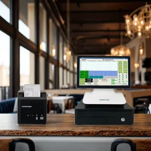 15.6 Inch Factory Manufacturer Supply Windows Touch Screen All in One POS Terminal Systems Cash Register