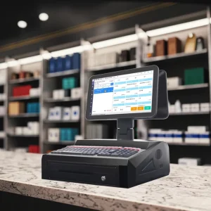 15.6 Inch Foldable POS System Cash Register for Restaurant Point Sale Systems 15.6 Inch Foldable POS Machine