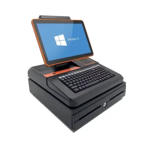 15.6 Inch Full Touch Screen POS Machine All In One Points of Sale System Folding Cash Register Pos Business for Retail Shop