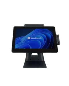 15.6 Inch I3 I5 I7 Cafe Cash Pos Terminal with LED 8 Customer Display Capacitive Touch Screen Window POS System