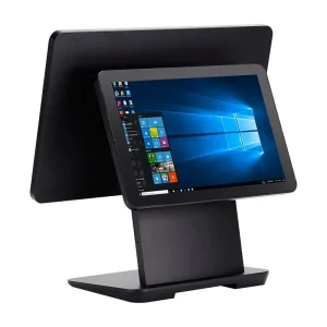 15.6 Inch POS Cash Register Black Aluminum Alloy Touch Screen Sales POS Terminal All in One Machine Factory