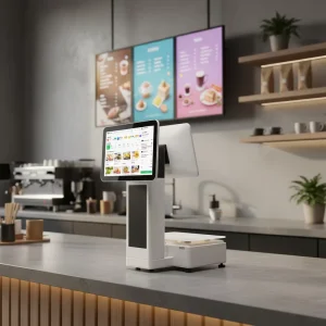 15.6 Inch Point of Sale System All in One Windows POS Machine Store Cash Register POS System with Printer