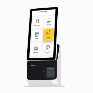 15.6 Inch Supermarket POS Machine Touch Screen Monitor Receipt Printer Payment Terminal Point Sales System for Checkout Counters