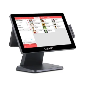 15.6 Inch Touch Screen Windows Point of Sale Computer Touch Cash Register Purchase Pos System with Card Reader