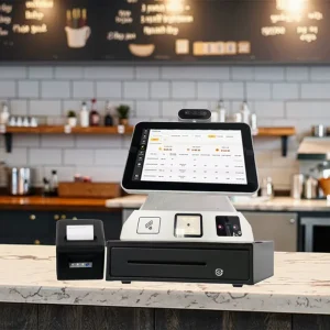 15.6 Inch Windows POS System Integrated Restaurant POS Terminal with External Printer SDK Function for Point of Sale (POS)