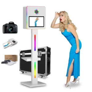 15.6″ Mirror Photo Booth Printer Camera Matrix Square for Parties Events Factory Direct 2YR Warranty