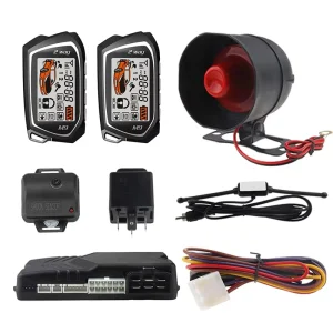 1500m One Key Start Anti Theft Device Two Way LCD Remote Ignition & Vibration Alarm
