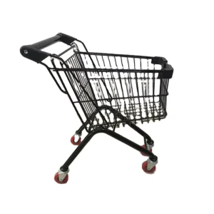 150L European Design Supermarket Shopping Trolley With Divider