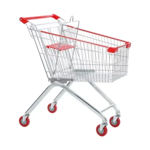150L European Style Supermarket Shopping Cart Grocery Shopping Trolley