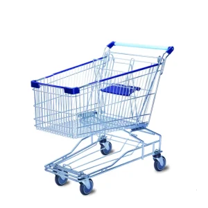 150L Hand Supermarket Smart Rolling Shopping Carts Trolley