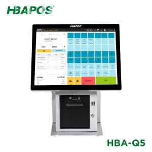 15inch Capacitive Dual Touch Screen Point of Sale System for Restaurant
