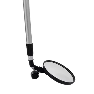 16cm Security Inspection Mirror for Under Vehicle Check Durable Convex Mirror with Extendable Handle