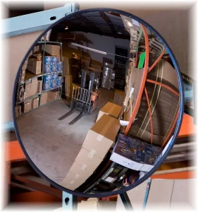 18 Inch Silver Indoor Safety Convex Acrylic Security Mirror with Cutting Service Customizable Size