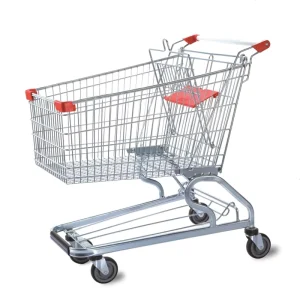 180L American Supermarket Grocery Shopping Trolley With Baby Seat