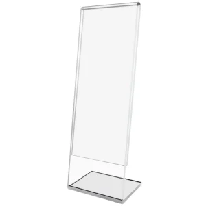2 X 6 Inch Slanted Acrylic Photo Booth Frame Clear Sign Holder