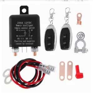 200A 12V Intelligent Remote Control Battery Circuit Breaker Wireless Disconnect Switch for Car RV Truck