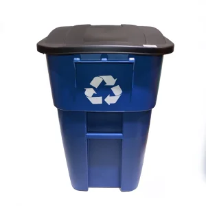200L Outdoor Plastic Large Volume Customized Color and Logo Waste Bin with Wheels and Lid
